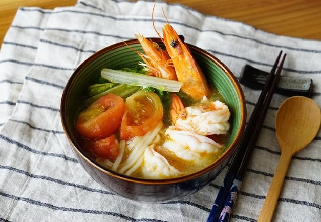 鮮蝦麵食材 鮮蝦麵食材