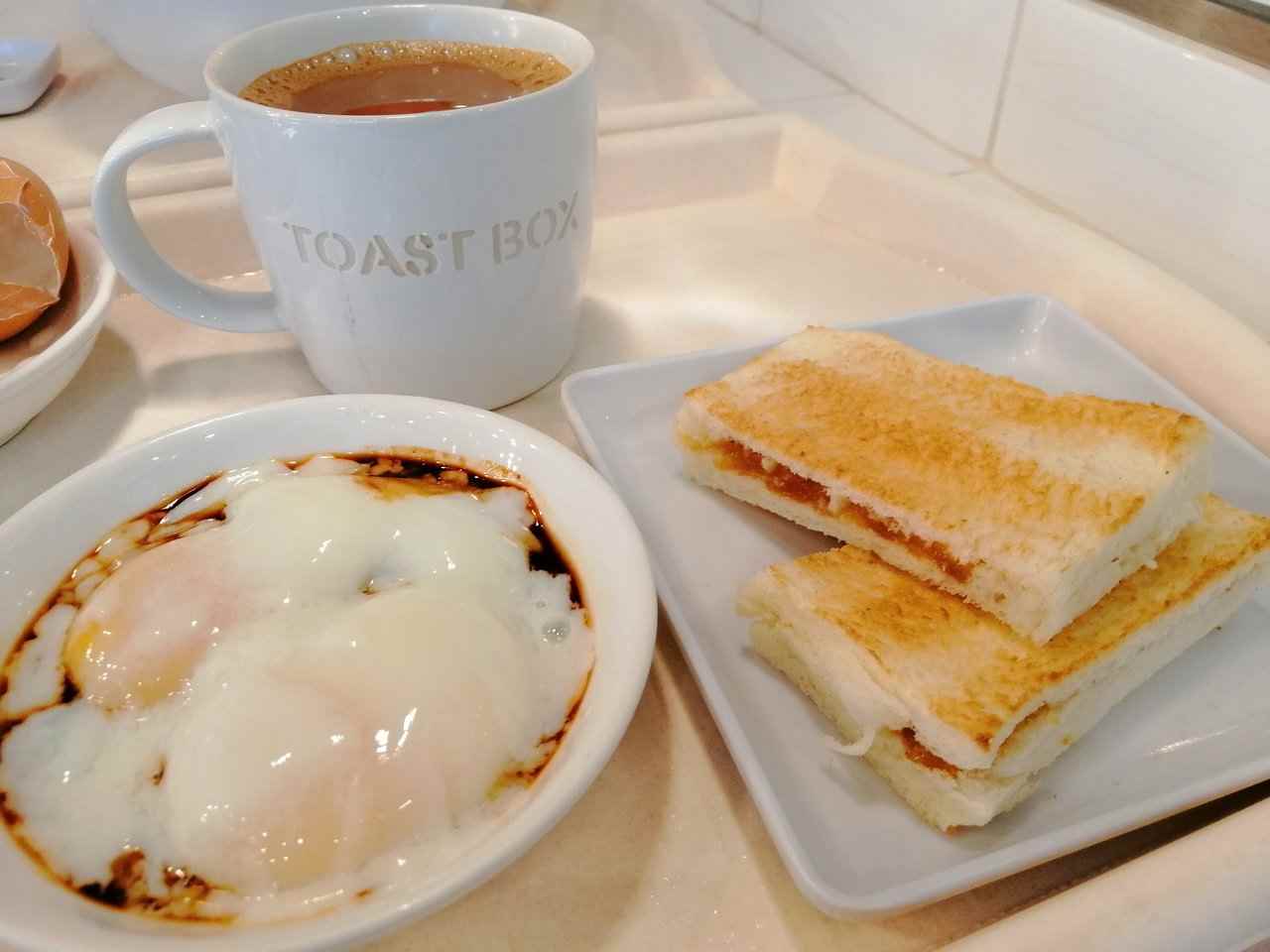 新加坡早餐​滾水蛋